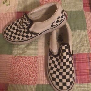 Vans checkerboard sneakers kids size 2.0